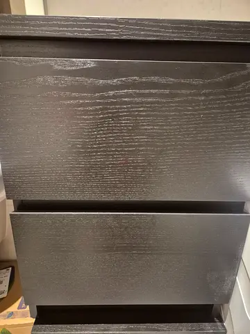 2 bedside tables ikea with lamps