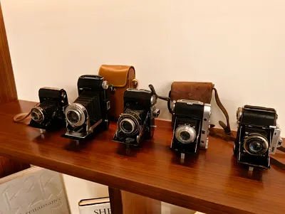 Museum-Grade Vintage Folding Cameras Collection (1930s–1950s) – Working | Rare Set
