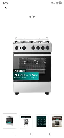 Less than 6 months used - Perfect condition - Stove