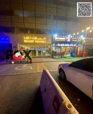 استديو للايجار السنوي بعجمان سمارت تاور مع جيم ومسبح وباركن داخل التاور بمنطقة العامرة