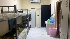 ## FULLY FURNISHED BED SPACE for Indiian Bachelors in a villa with attched bath and kitchen ##