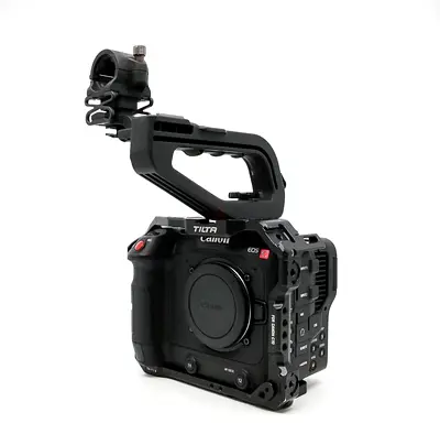 Canon EOS C70 Cinema with Tilta Camera Cage and Top Handle (Body Only)