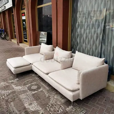 IKEA Soderhamn L Shape Sofa Beige Good condition