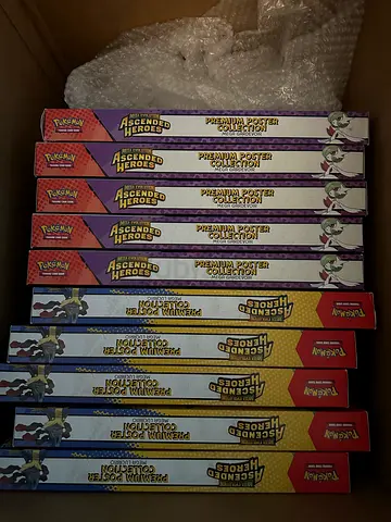 Pokémon Ascended Heroes Premium Poster Collection — Multiple Boxes
