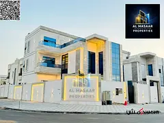For sale: a luxurious villa with a European design, fully equipped, at a negotiable price with the p