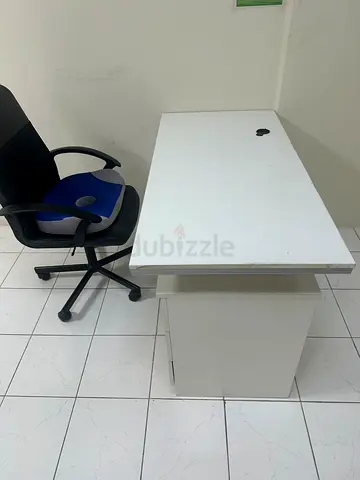 Computer table with chairs