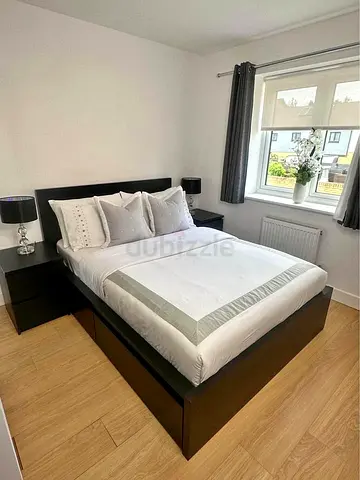 Ikea Queen Black Malm bed frame with Ikea Queen Mattress