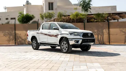 2026 Toyota Hilux SGLX 2.8L AT Diesel (White-Red)