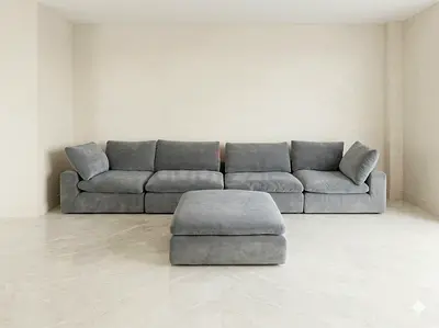 Great condition pianca feather couch very comfortable sofa