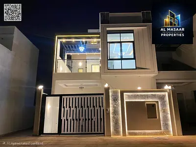 للبيع تصميم عصري أرضي وأول ورووف بتشطيبات سوبر ديلوكس، شامل رسوم التسجيل والتملك