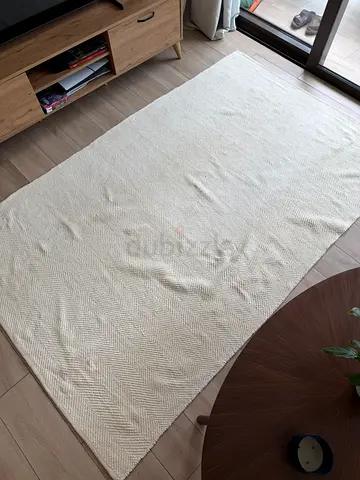Beige rug PANHOME