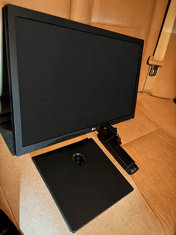 LG 24-inch LED Monitor with Stand (Used, Good Condition)