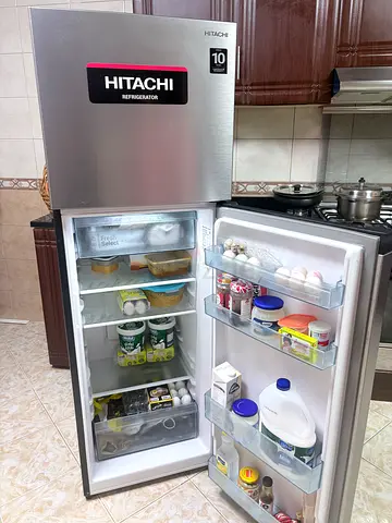 Hitachi Silver Single-Door Refrigerator - Good Working Condition