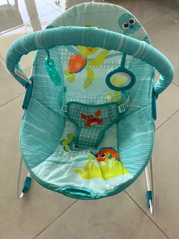 Lightweight Baby Bouncer Seat with Toy Bar - Gently Used