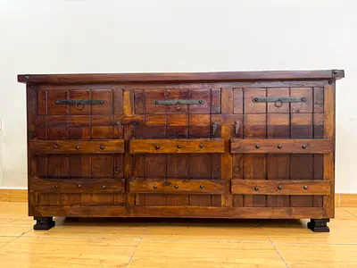Solid Wood Antique Sideboard