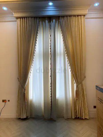 Silk curtains