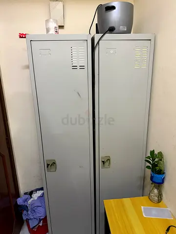 Used Metal Tall Locker Cabinet - 6