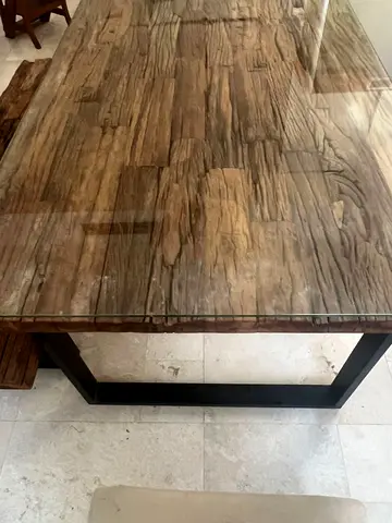 Railway dining table
