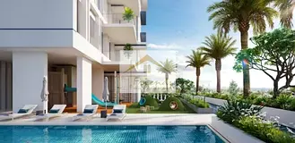 Furnished 1BR | Golf &amp; Park View | Balcony | Fairway Residences, Sports City