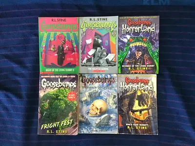 6 GOOSEBUMPS BOOKS