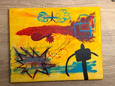 Raw life, 2023 — acrylic on canvas 20x15. Private collection, signed