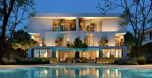 Waterway Corner Lunaya Rise Villas Luxury Modern Design