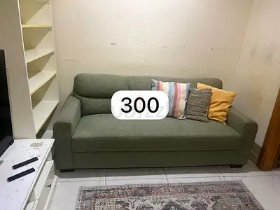 Home center Green 5-seater Sofa -23seater Good Condition, Comfortable