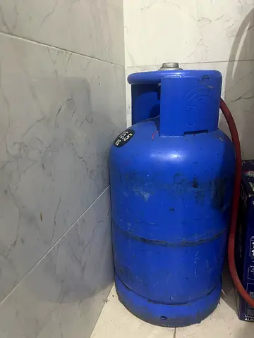 Used Blue LPG Gas Cylinder (Standard Size) - Good Condition