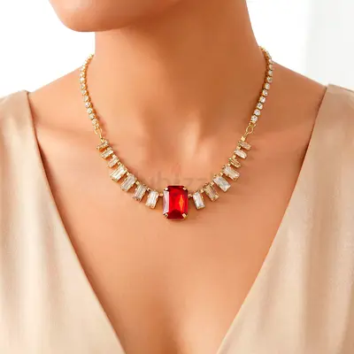 Necklace and Earrings Anti Tarnished