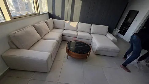 Ikea kivik ushape sofa beige