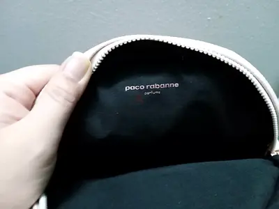 Paco Rabanne small round sling bag - light pink