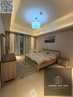 Luxury Furnished 1 Bedroom Apartment for Rent in Gulfa Towers Al Rashidiya 1 Master Room Balcony Gym