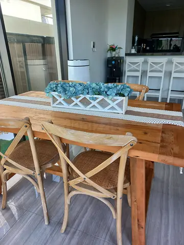 Handmade rattan pendant ceiling light - natural finish