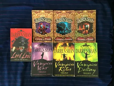 7 DARREN SHAN BOOKS