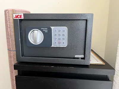 Small Electronic Home Safe with Digital Keypad - Good Condition