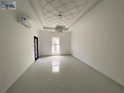 فيلا للإيجار السكني في الزاهية – أول ساكن – 5 غرف ماستر مع غرفة خادمة ومجلس وصالة ومطبخين – باركن داخلي وخارجي – 115 ألف درهم سنوياً