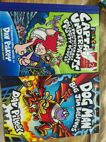 Kids Book - Big nate, Dogman, Nat Geo ,Charlie and Gerenimo