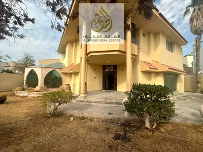 Luxury Villa for Annual Rent in Sharjah Al Ramakiya 14,000 Sqft Standalone Villa 4 Large Bedrooms 2 Majlis 3 Living Halls Central AC 2 Fully Equipped