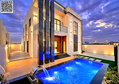 Lowest price in Ajman | Own a luxury villa in Al Zahia with 4 master bedrooms and a swimming pool |