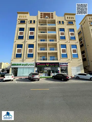 شقة كبيرة من غرفتين للإيجار في قرية الأميرة عجمان