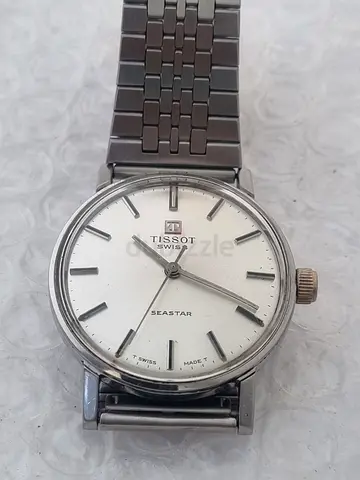 Original tissot men used manual wind vintage watch