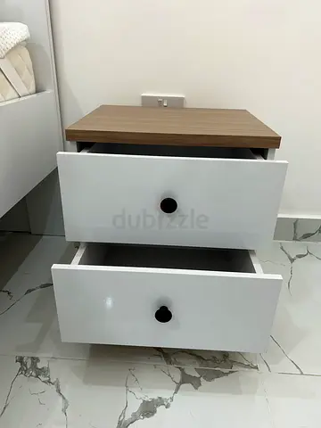 Bed Frame + Night Stand Set