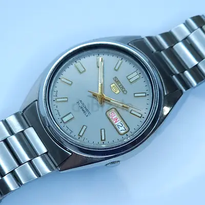 Vintage Seiko Stainless Steel Mens