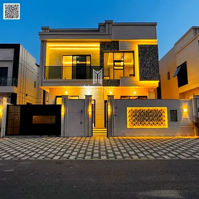 � للبيع – فيلا فاخرة في الزاهية | عجمان  📍 الموقع: الإمارات العربية المتحدة – إمارة عجمان – منطقة الزاهي