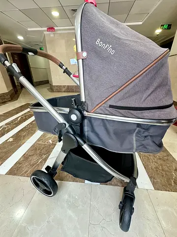 Bonfino pram stroller - bassinet carrycot in good condition