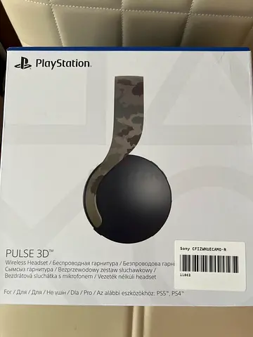 Sony PlayStation Pulse 3D Wireless Headset - Gray Camo (Boxed)
