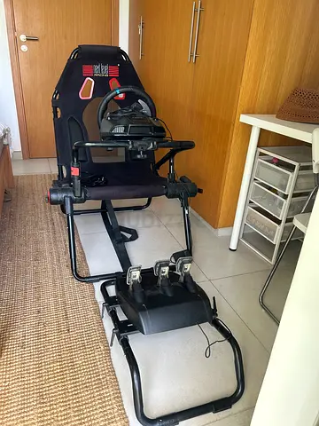 Full Sim Racing Seat Setup — Next Level Racing F-GT Lite + Logitech G923