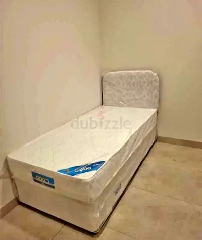 American Base Single Bed + Mattress – Brand New