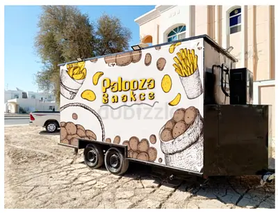Mobile Food Trailer / Snack Kiosk with Branded Wrap - Ready for Business