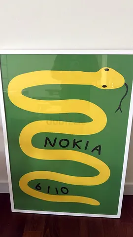 Drool Nokia Framed Print